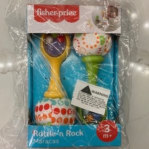 Fisher price rattle n rock maracas NIB